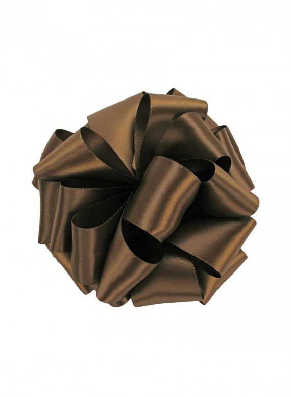 Milk Chocolate Double Face Satin Ribbon Decor Jamaligarden