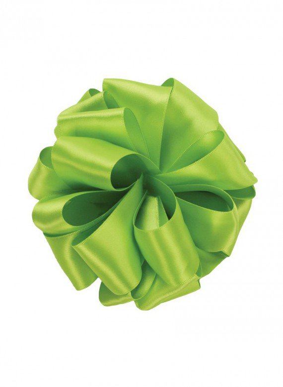 New Chartreuse Double Face Satin Ribbon Decor Jamaligarden