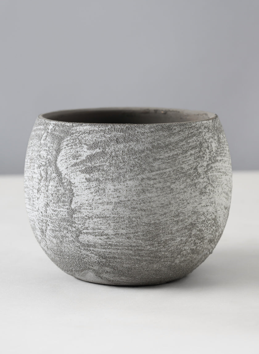 Iquitos Venetian Grey Ceramic Pot Decor Jamaligarden