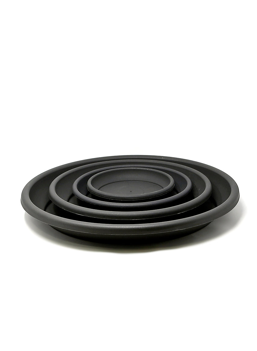 Deroma Anthracite Black Saucers Decor Jamaligarden