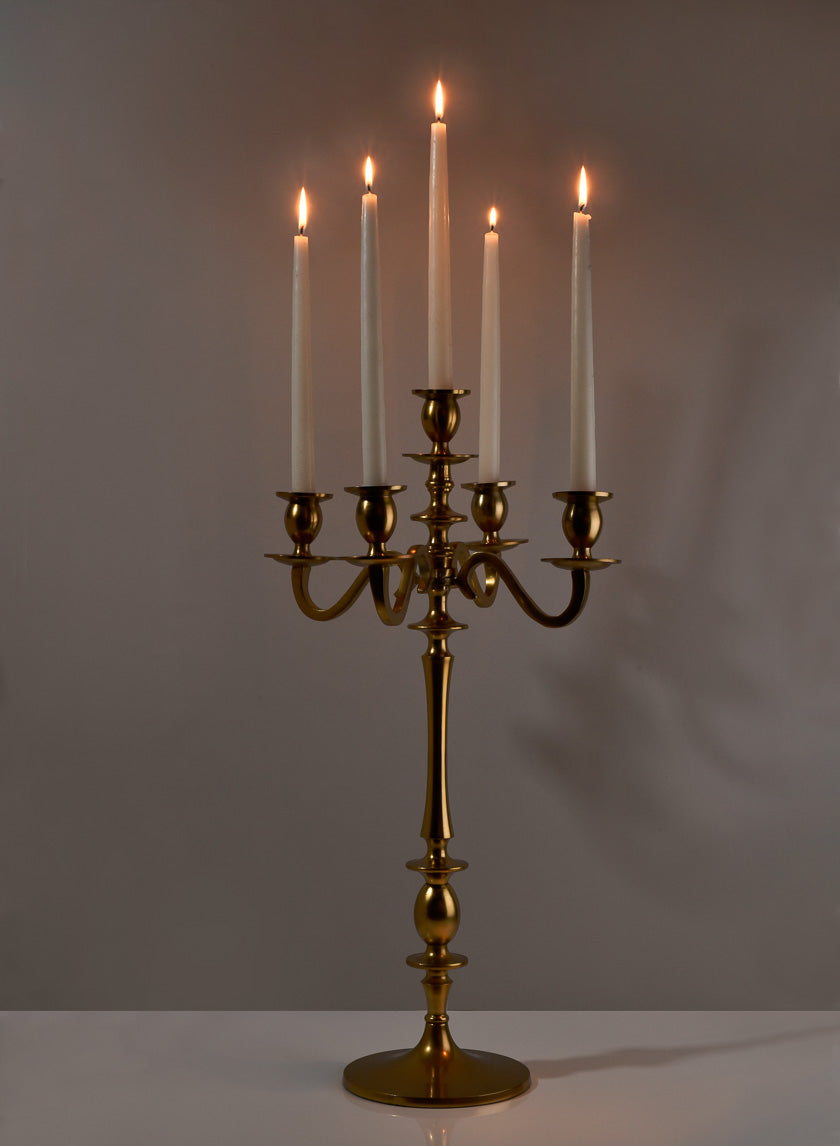 Gold Metal Candle Holders Decor Jamaligarden