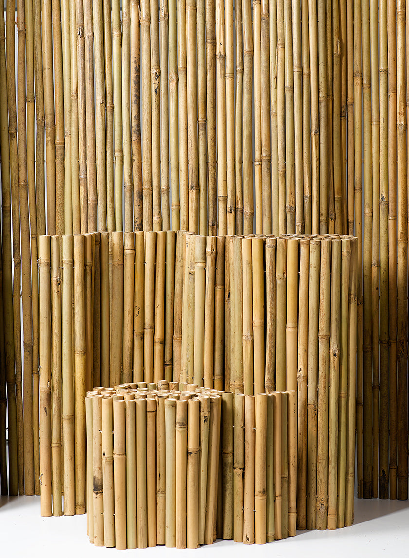 Inside-Wired Bamboo Fences Decor Jamaligarden