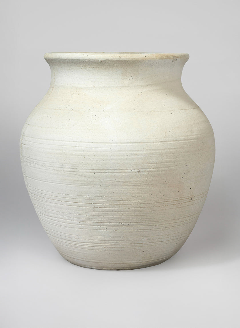 12in Tall Ohaxa Fiber Cement Urn Decor Jamaligarden