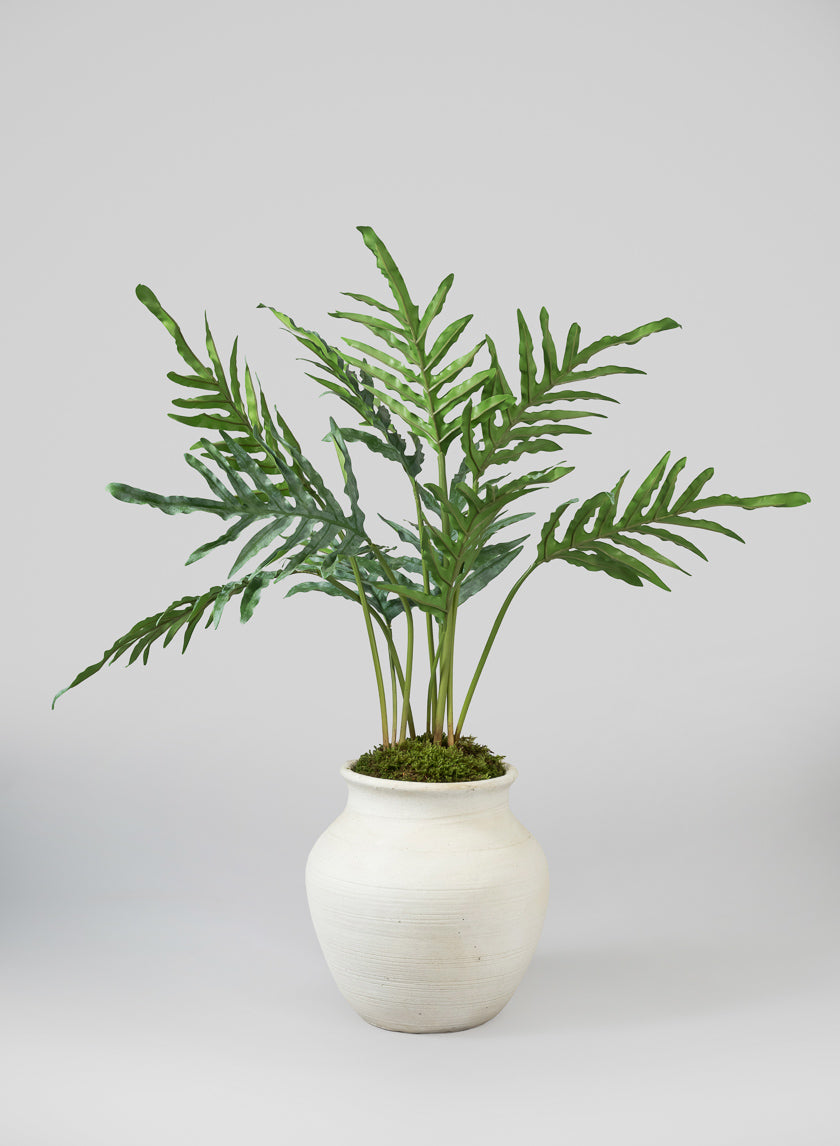 12in Tall Ohaxa Fiber Cement Urn Decor Jamaligarden