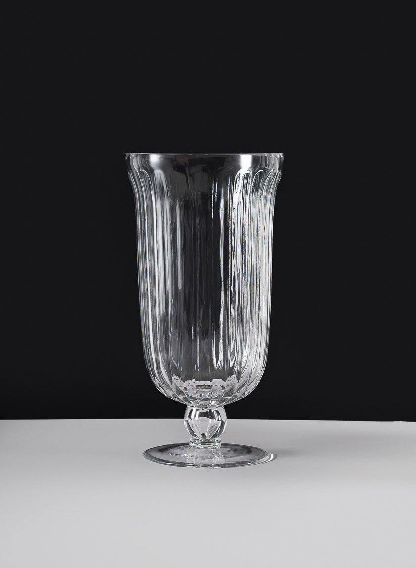 Versailles Pleated Glass Urn Decor Jamaligarden