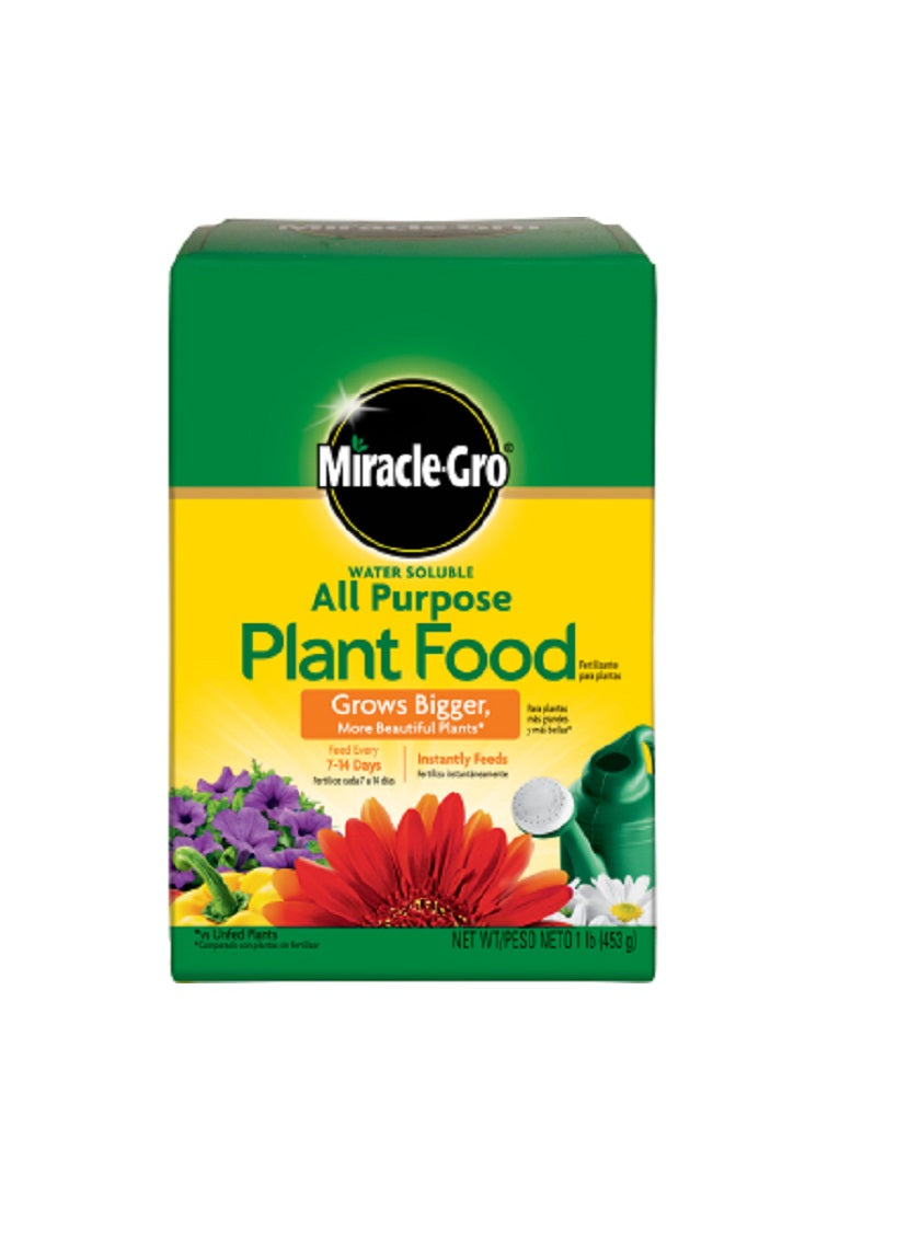 1lb Miracle-Gro Water Soluble All Purpose Plant Food Decor Jamaligarden