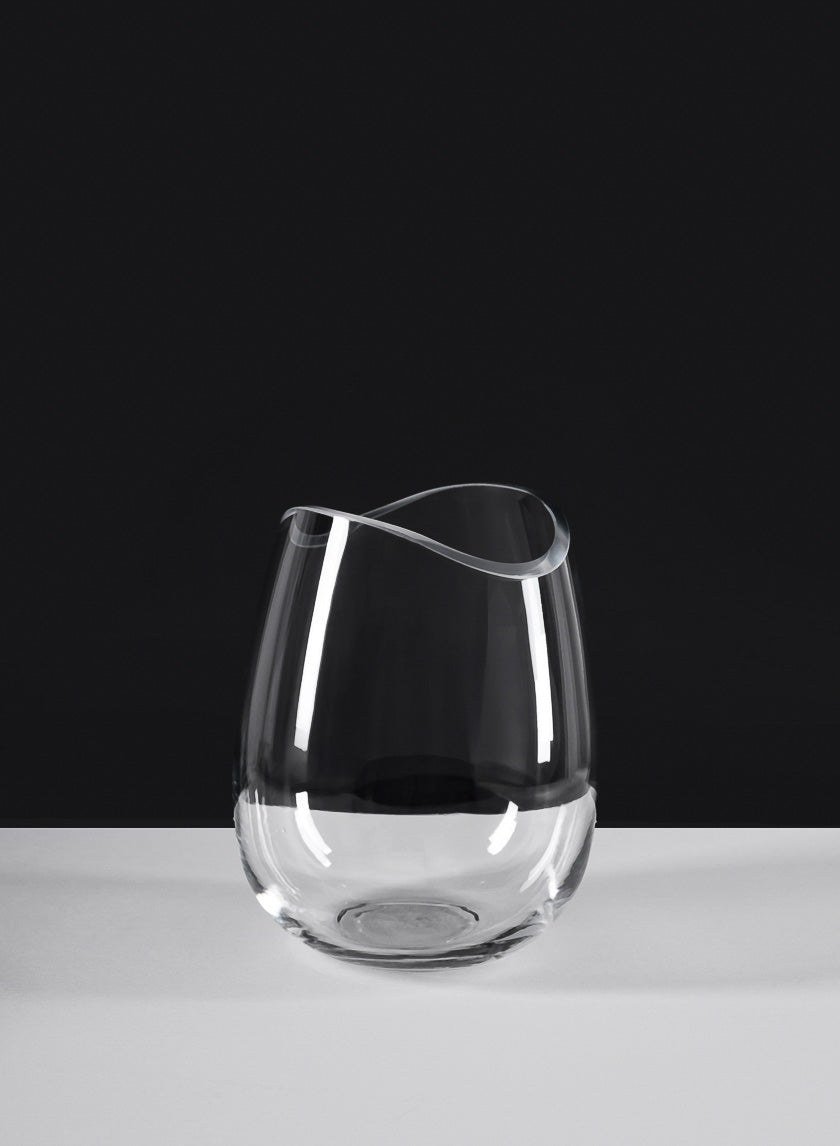 7in Tall Deco Cut Glass Vase Decor Jamaligarden