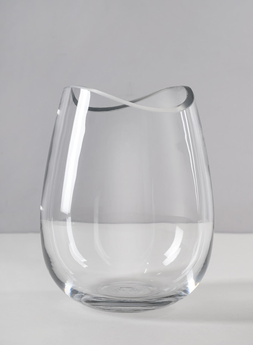 7in Tall Deco Cut Glass Vase Decor Jamaligarden