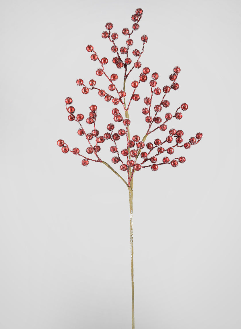 29in Long Beaded Berry Spray Decor Jamaligarden