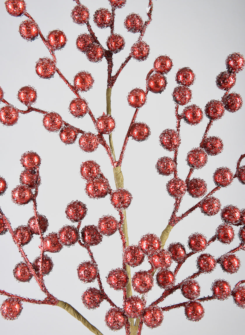29in Long Beaded Berry Spray Decor Jamaligarden