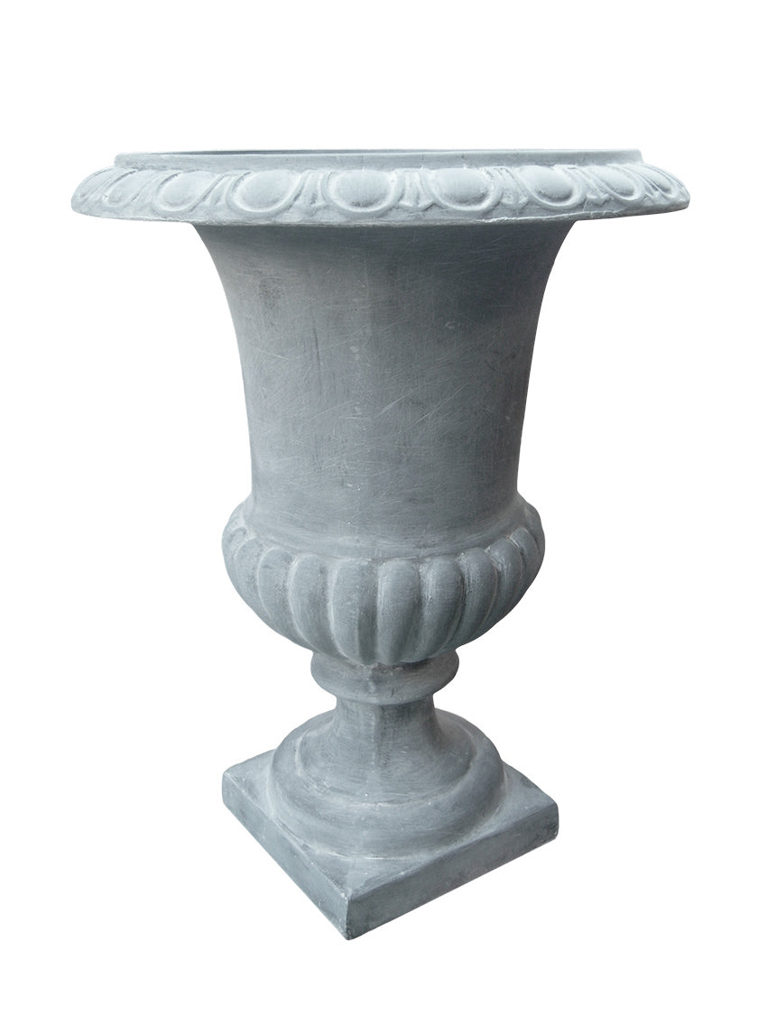 18in Tall Zinc Urn Decor Jamaligarden