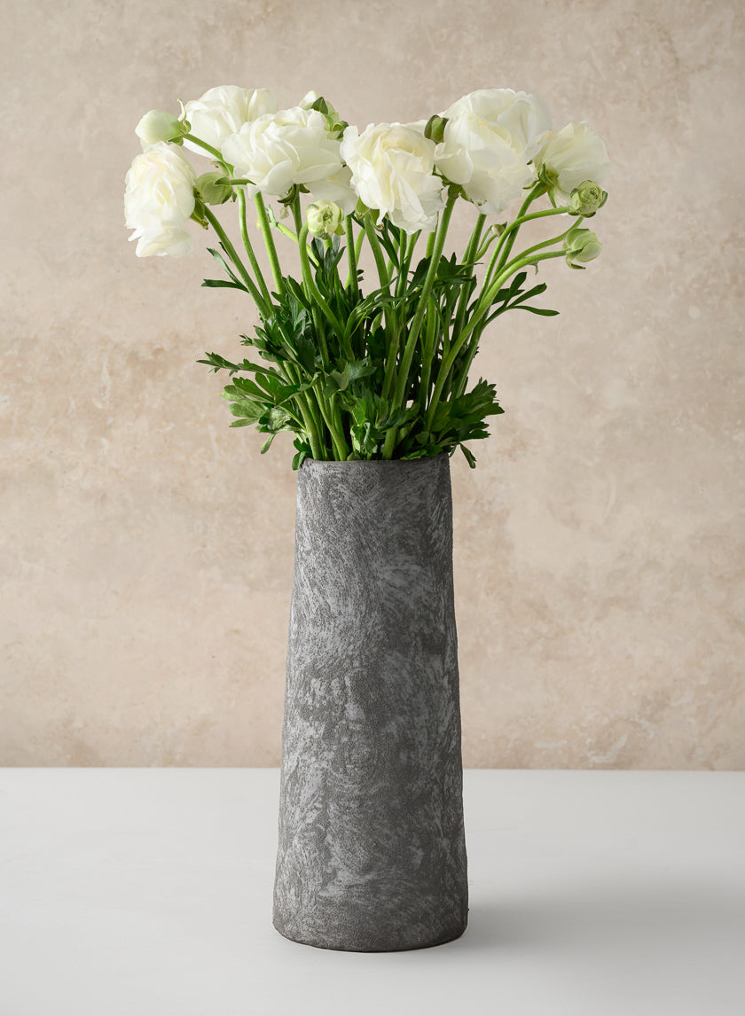 Iquitos Venetian Grey Ceramic Vase Decor Jamaligarden