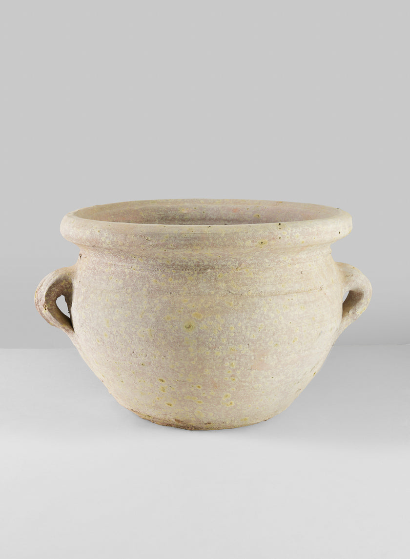 Tunisian Handmade Calyx Pot with 2 Handles Decor Jamaligarden