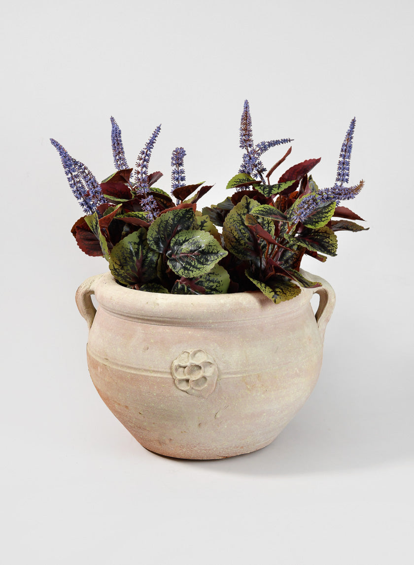 Tunisian Handmade Calyx Pot with 2 Handles Decor Jamaligarden 17in Wide EACH