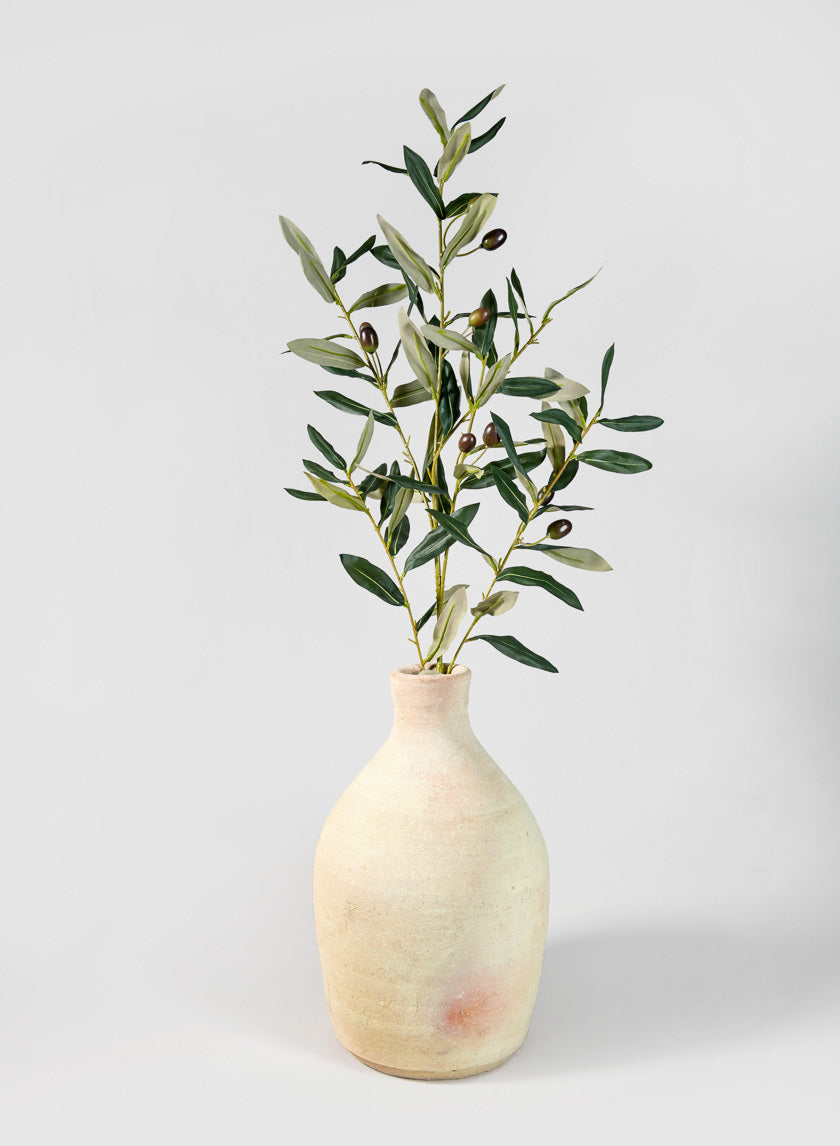 12.5in Tall Tunisian Handmade Pelike Vase Decor Jamaligarden