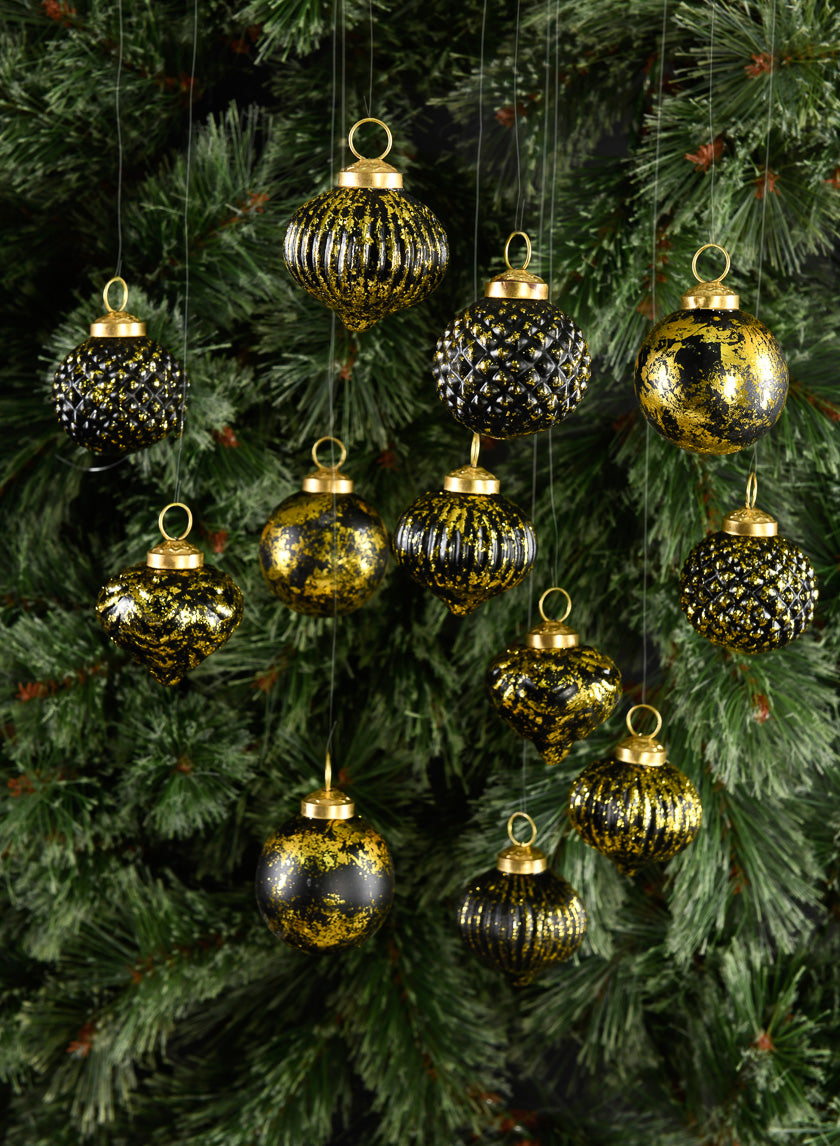 2.5in Wide Black Gold Antique Ornaments Decor Jamaligarden
