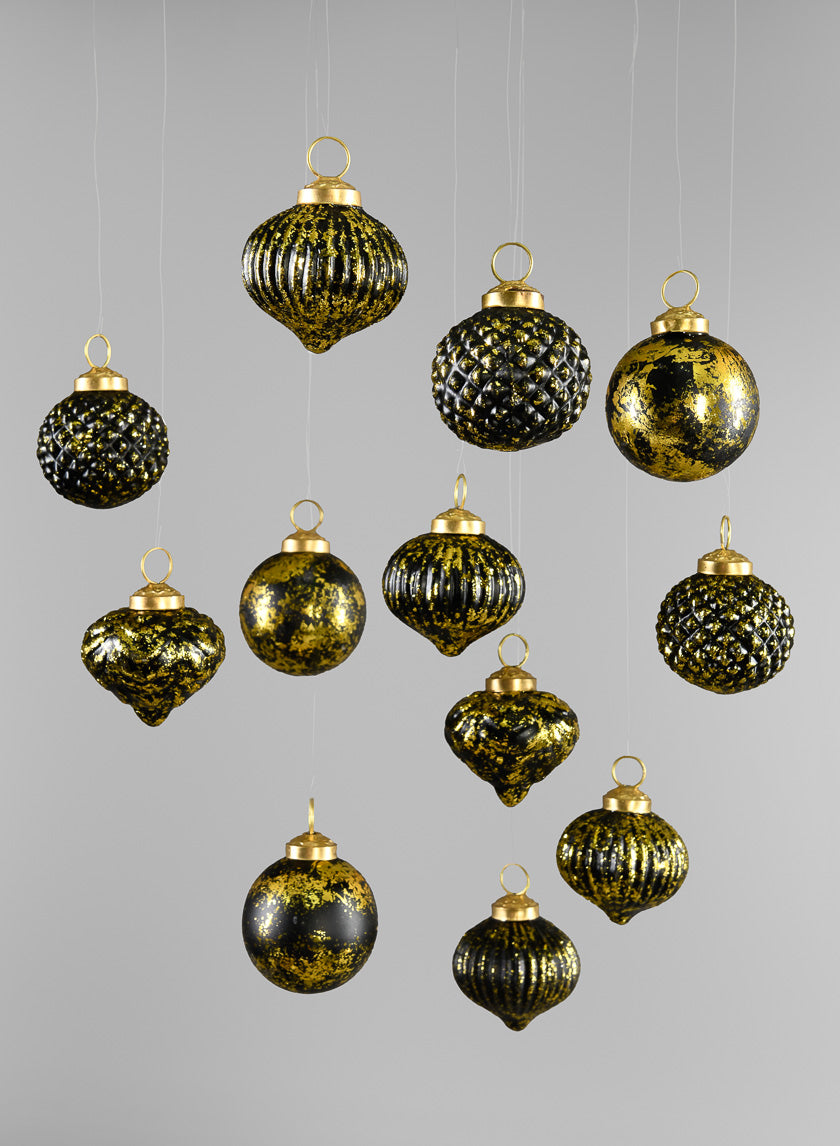 2.5in Wide Black Gold Antique Ornaments Decor Jamaligarden