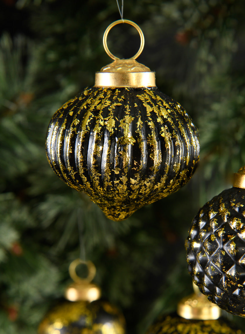 2.5in Wide Black Gold Antique Ornaments Decor Jamaligarden