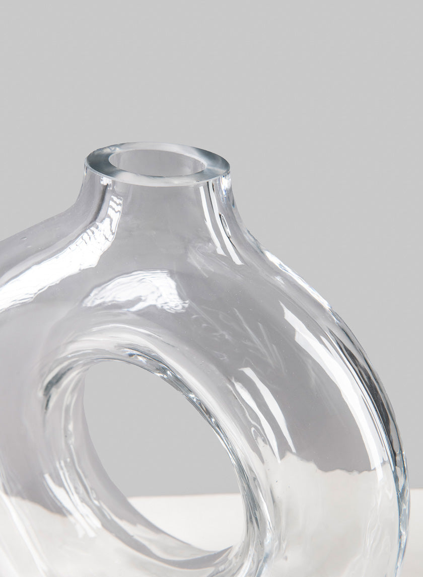 8in Tall Obelisk Deco Glass Vase Decor Jamaligarden