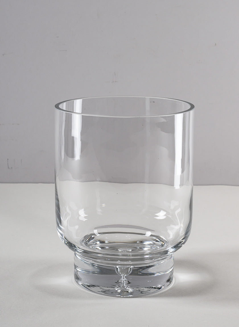 8in Tall Luxe Pedestral Glass Vase Decor Jamaligarden