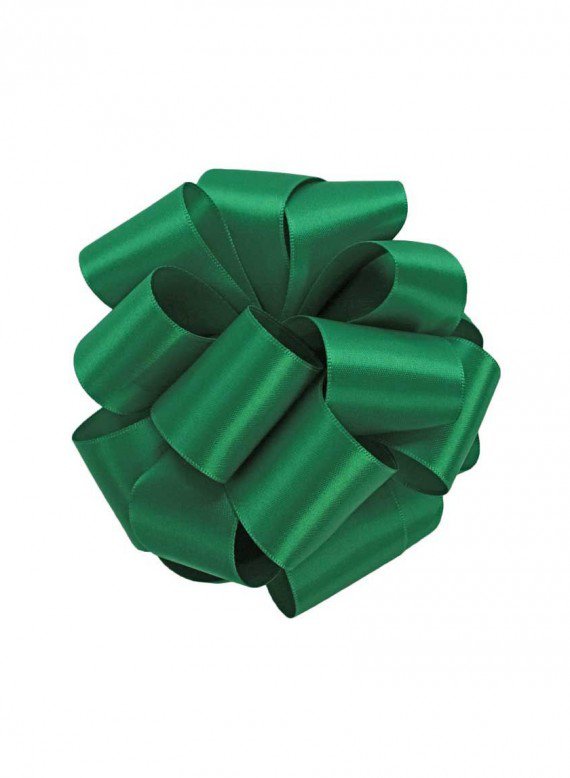 Emerald Double Face Satin Ribbon Decor Jamaligarden