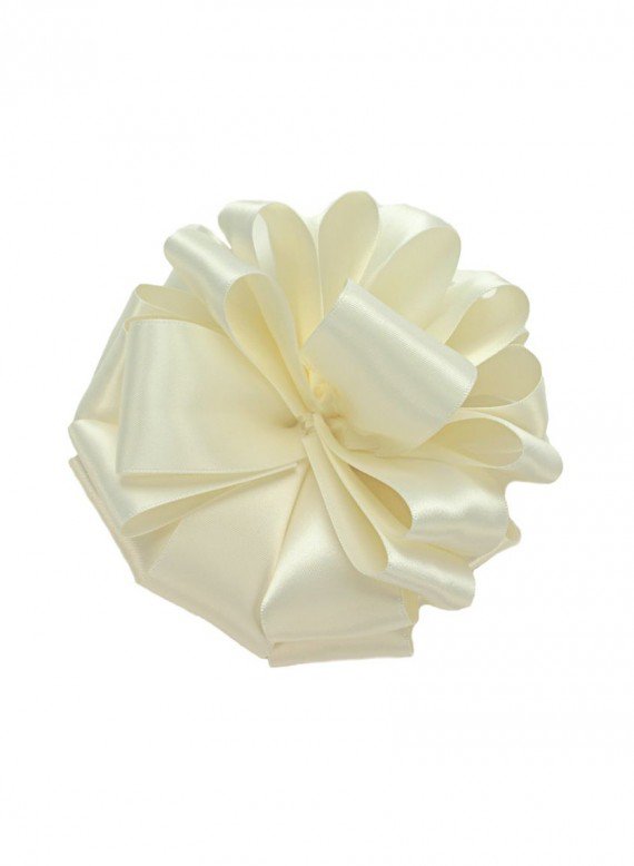 Antique White Double Face Satin Ribbon Decor Jamaligarden