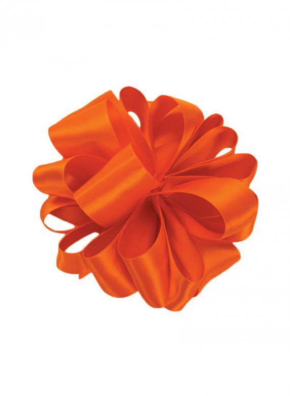 Torrid Orange Double Face Satin Decor Jamaligarden