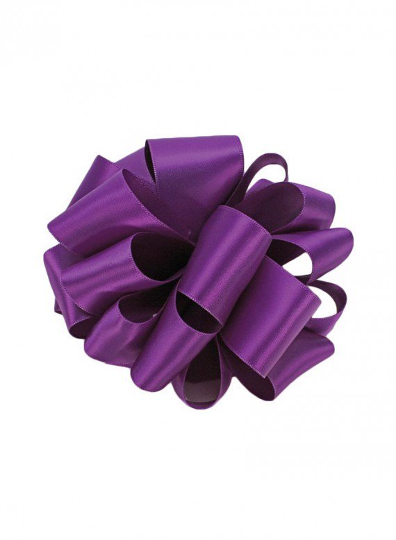 Purple Double Face Satin Decor Jamaligarden