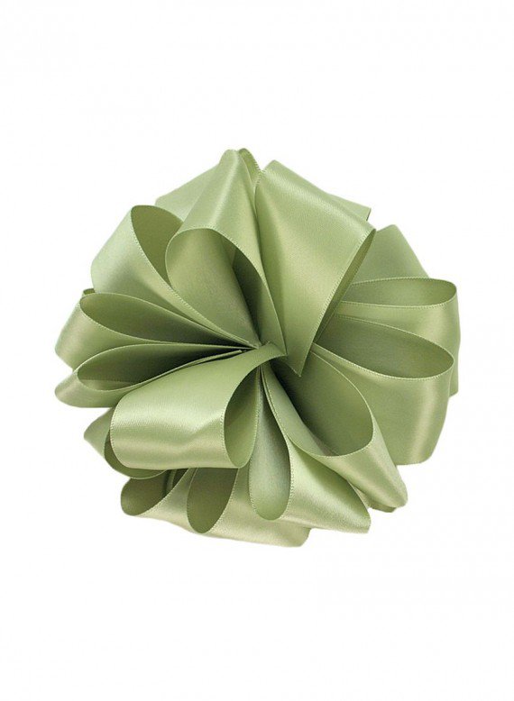 Spring Moss Double Face Satin Ribbon Decor Jamaligarden