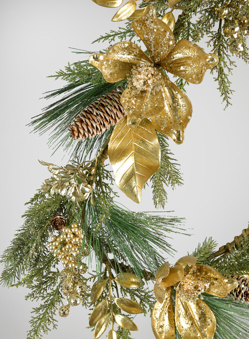 60in Long Magnolia Pine Garland Decor Jamaligarden