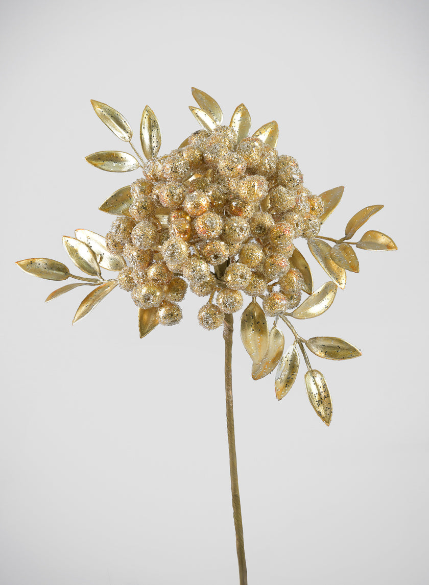 12in Long Gold Spray Decor Jamaligarden