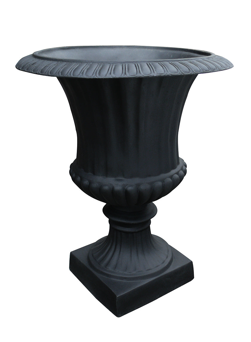 30in Tall Black Urn Decor Jamaligarden