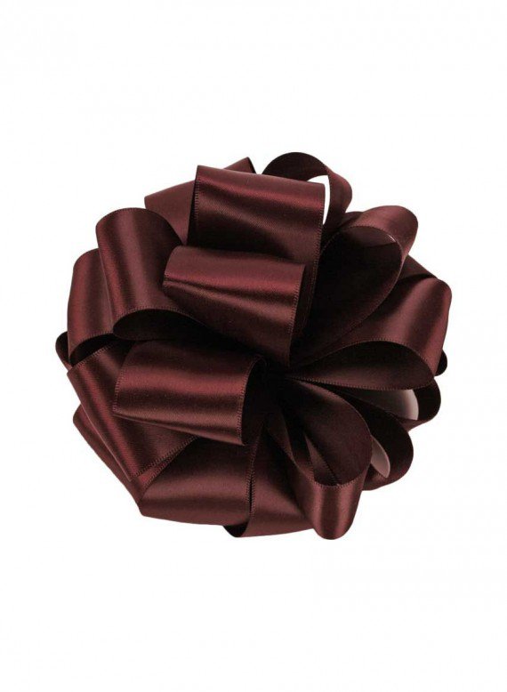 5/8in &amp; 1 1/2in Burgundy Double Face Satin Ribbon Decor Jamaligarden