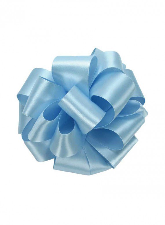 5/8in &amp; 1 1/2in Light Blue Double Face Satin Ribbon Decor Jamaligarden