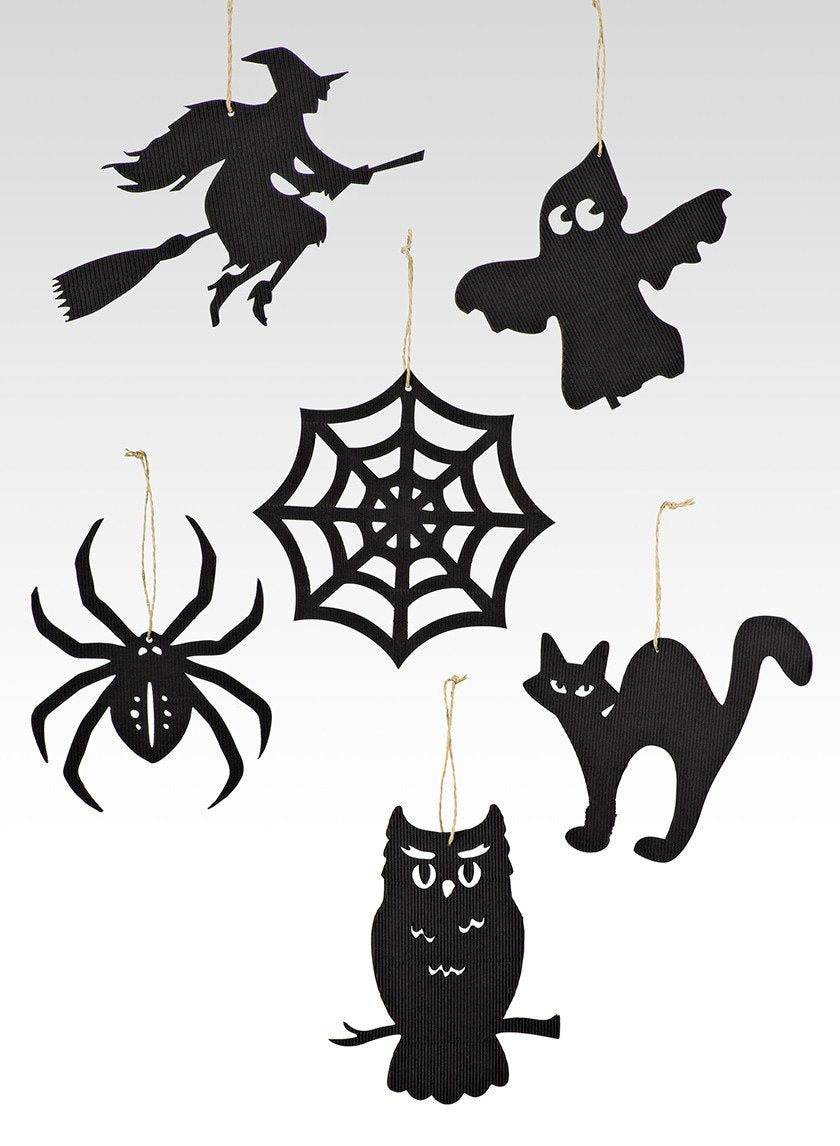 Halloween Silhouette Ornaments Decor Jamaligarden