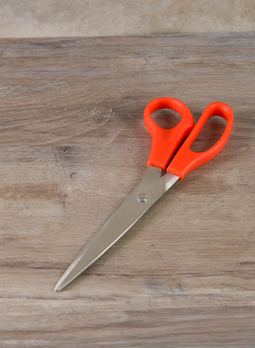 11in Long Cut Stainless Steel Blade Red Scissor Decor Jamaligarden