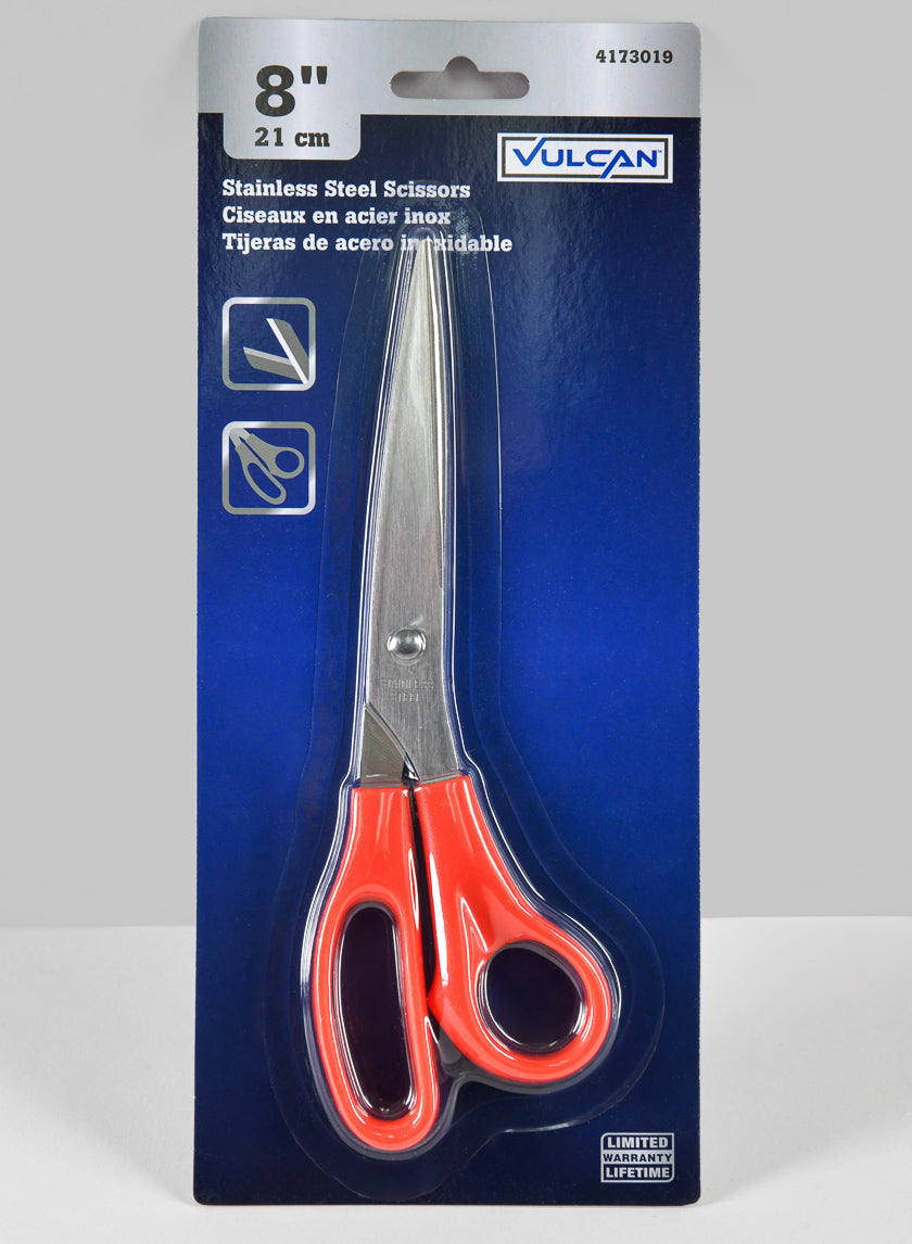 11in Long Cut Stainless Steel Blade Red Scissor Decor Jamaligarden