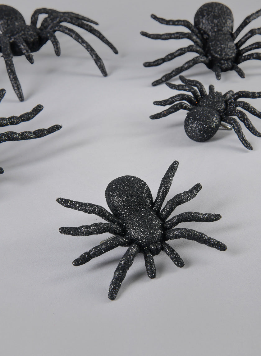 Assorted Black Spider Decor Jamaligarden