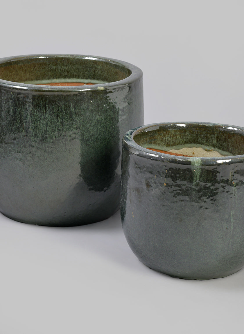 Deck Clay &amp; Ceramic Planters, Bali Jade Decor Jamaligarden