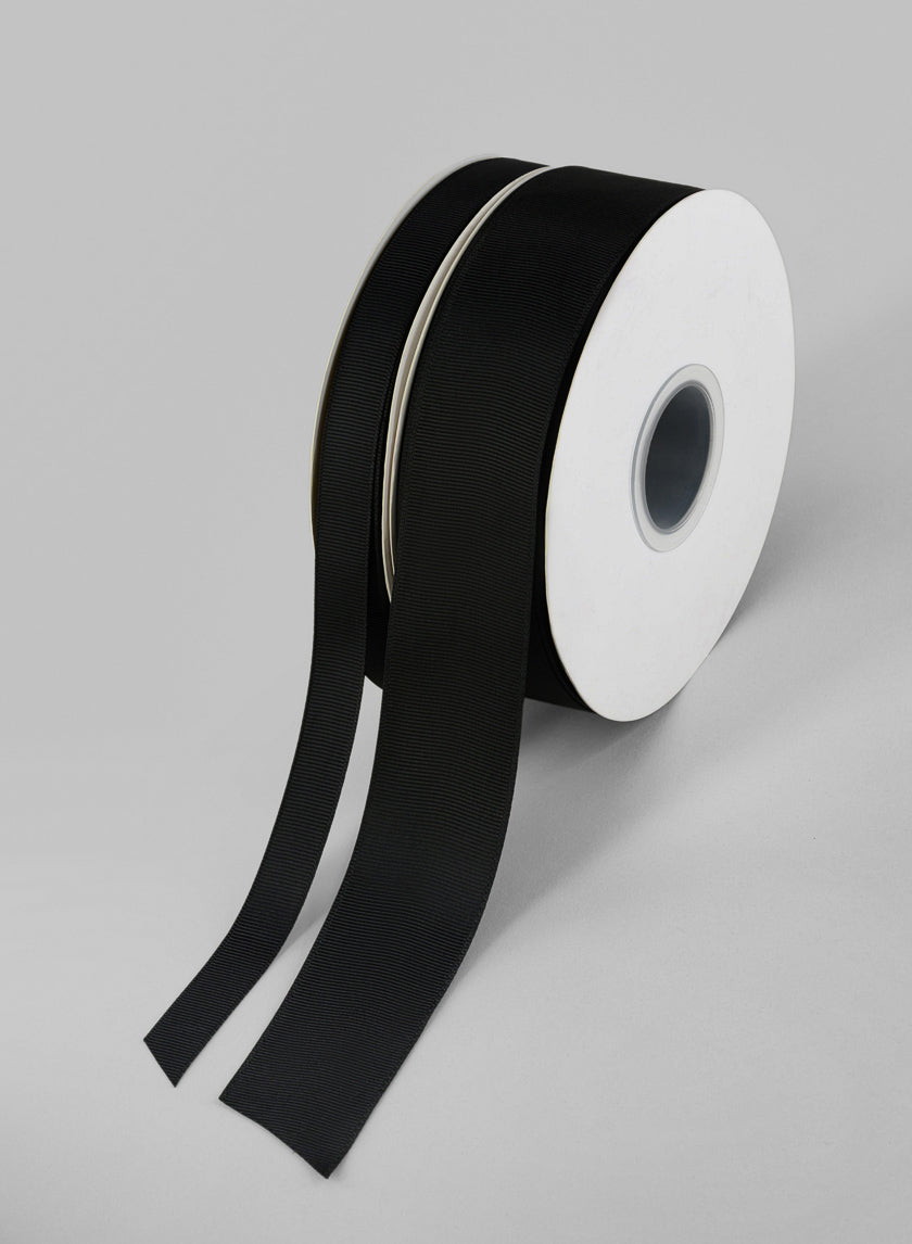 Black Grosgrain Ribbon 50 Yard Spool Decor Jamaligarden