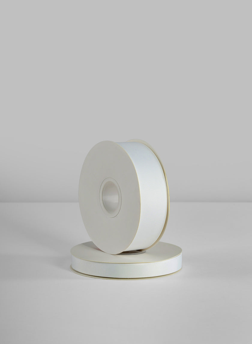 White Grosgrain Ribbon 50 Yard Spool Decor Jamaligarden