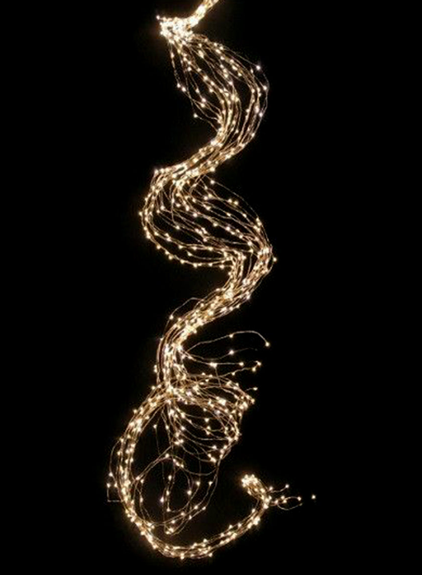 Warm White Naked Wire L.E.D. Branch Cluster Lights Decor Jamaligarden