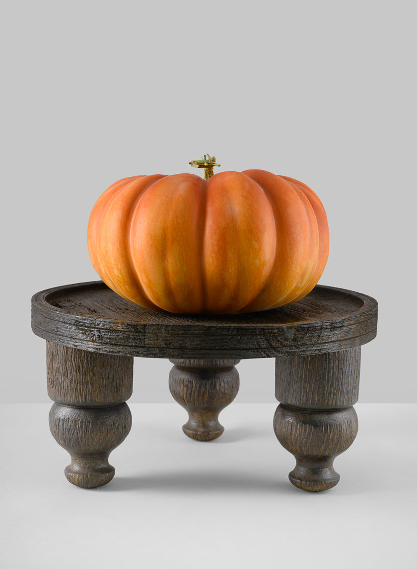 Cinderella Large Burned Yellow Pumpkin Decor Jamaligarden