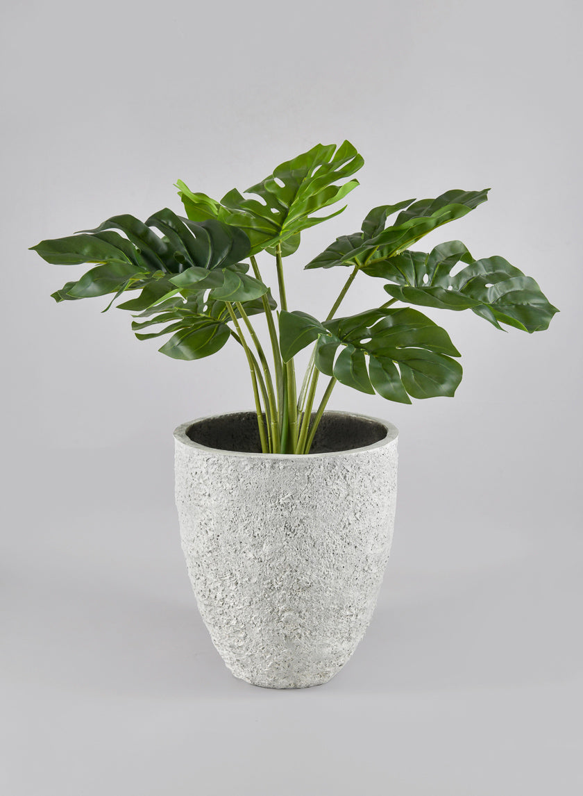 Mesquite Chalk Stone Planter Decor Jamaligarden 14.75in Tall EACH