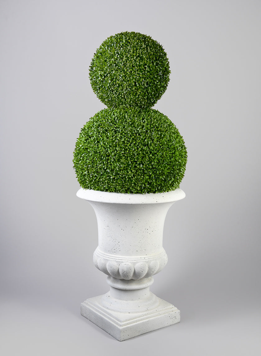 26in Tall Ophelia Antique White Urn Decor Jamaligarden
