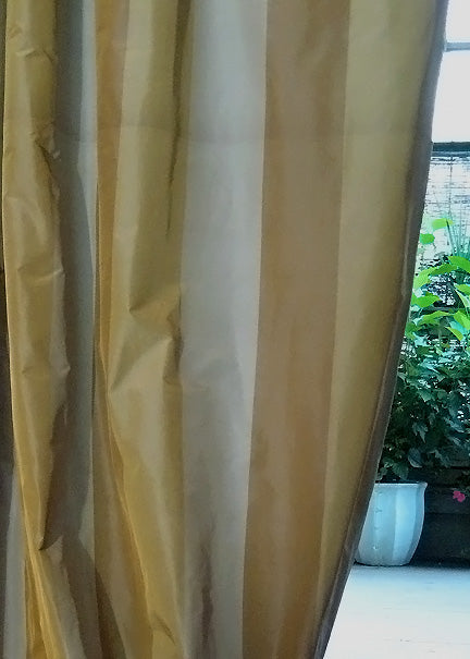 42x102 Wide Stripe Curtain Panel Decor Jamaligarden