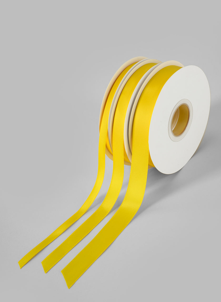 Daffodil Double Faced Satin Ribbon 50 Yard Spool Decor Jamaligarden