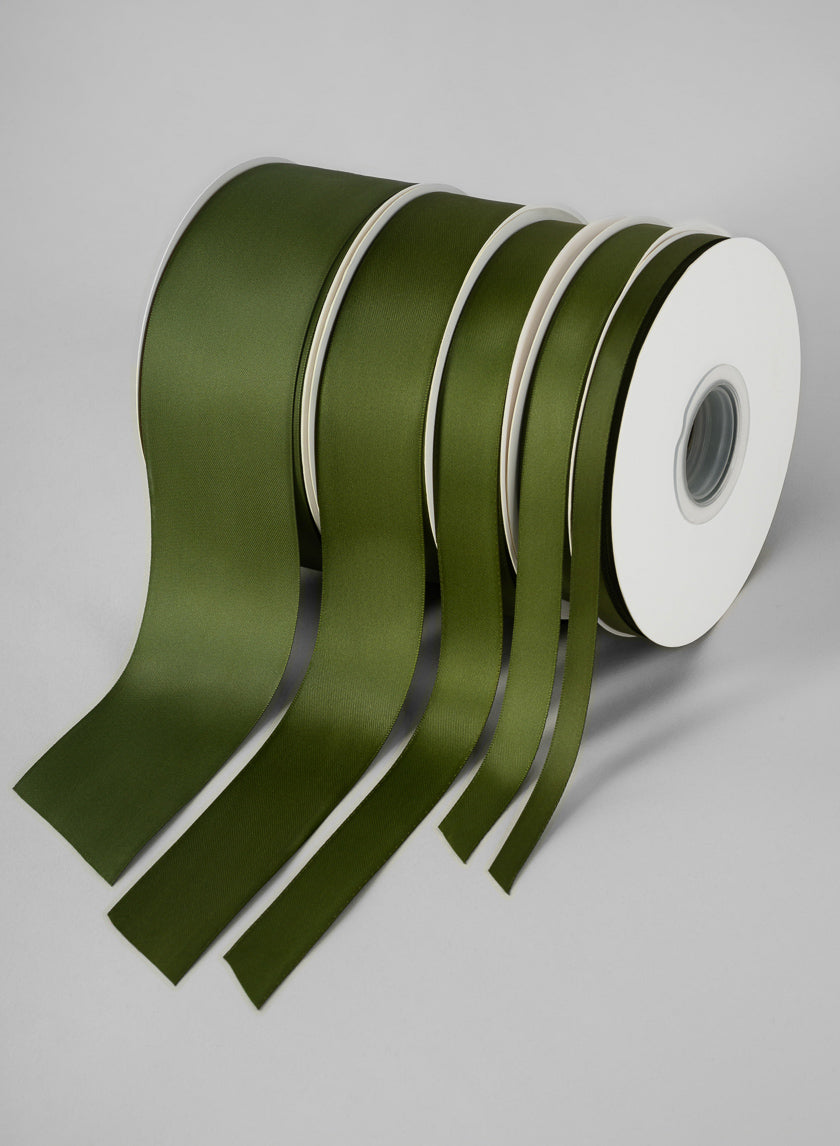 Moss Double Faced Satin Ribbon 50 Yard Spool Decor Jamaligarden