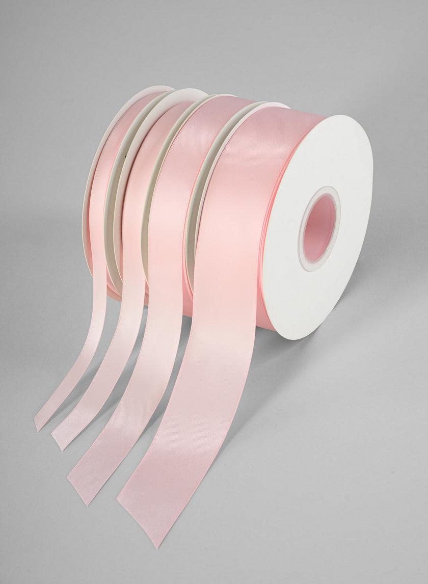 Light Pink Double Faced Satin Ribbon 50 Yard Spool Decor Jamaligarden
