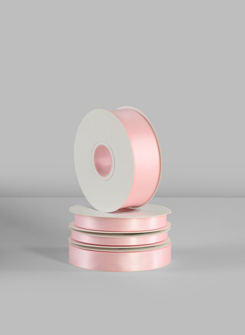 Light Pink Double Faced Satin Ribbon 50 Yard Spool Decor Jamaligarden